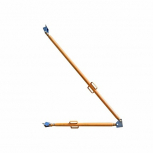 Подкос винтовой двухуровневый 4,5 м с оголовником - stroymarket66.ru - Краснодар