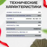 Брезент влагостойкий 500 г/м2, 3х3 м - stroymarket66.ru - Краснодар