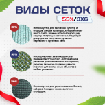 Сетка маскировочная "Стандарт" зеленая 3х6 м - stroymarket66.ru - Краснодар