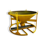 Бадья для бетона БН 0,75 м3 с лотком - stroymarket66.ru - Краснодар