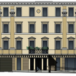 Фальшфасад сетка с изображением на строительные леса - stroymarket66.ru - Краснодар