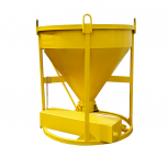 Бадья для бетона БН 1,0 м3 низкая c лотком - stroymarket66.ru - Краснодар