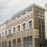 Фальшфасад сетка с изображением на строительные леса - stroymarket66.ru - Краснодар