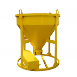 Бадья для бетона БН 1,0 м3 низкая c лотком - stroymarket66.ru - Краснодар