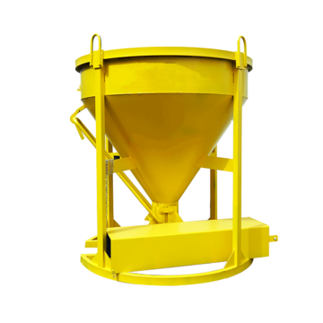 Бадья для бетона БН 1,0 м3 низкая c лотком - stroymarket66.ru - Краснодар