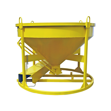 Бадья для бетона БН 1,5 м3 низкая с лотком - stroymarket66.ru - Краснодар