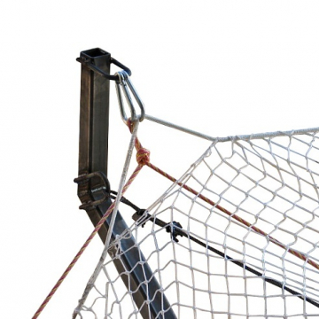 Защитно-улавливающая сетка (ЗУС) комплект кронштейн и 2 опоры с креплением - stroymarket66.ru - Краснодар