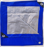 Тент Тарпаулин 180 г/м2 с люверсами   - stroymarket66.ru - Краснодар