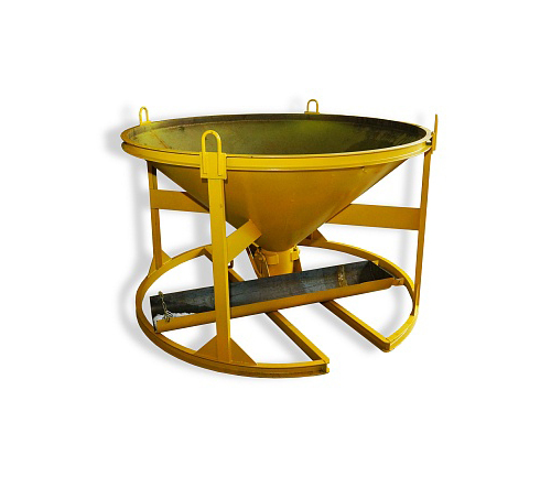 Бадья для бетона БН 0,75 м3 с лотком - stroymarket66.ru - Краснодар