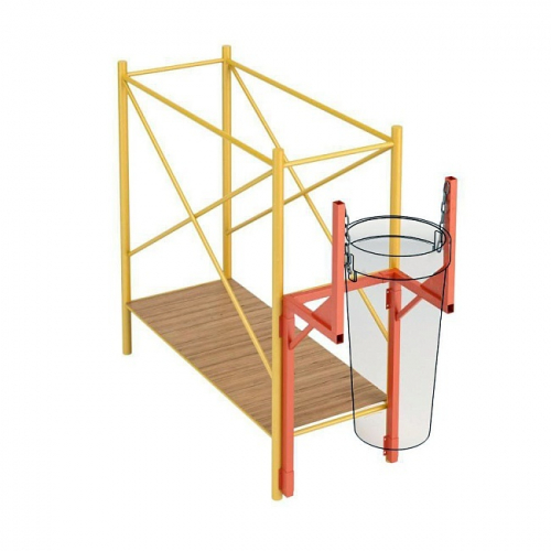 Мусоросброс кронштейн к лесам и фасадам - stroymarket66.ru - Краснодар